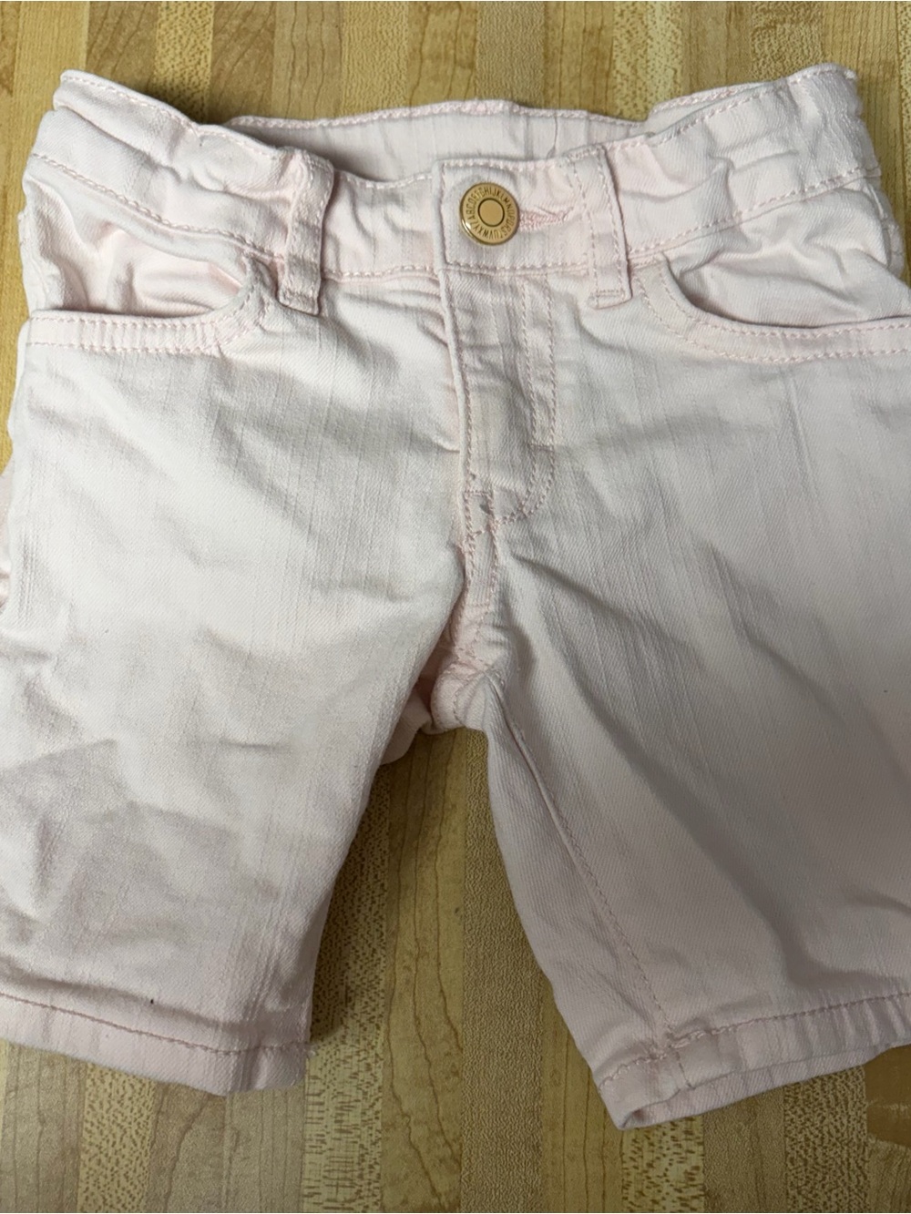 H&M Soft Pink Girls' Denim-Style Shorts